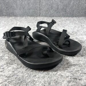 Chaco ZX2 Toe Loop Sandals Mens 12 Black Adjustable Hiking Outdoor Comfort